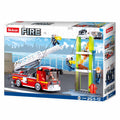 Sluban brandweer ladderwagen oefening