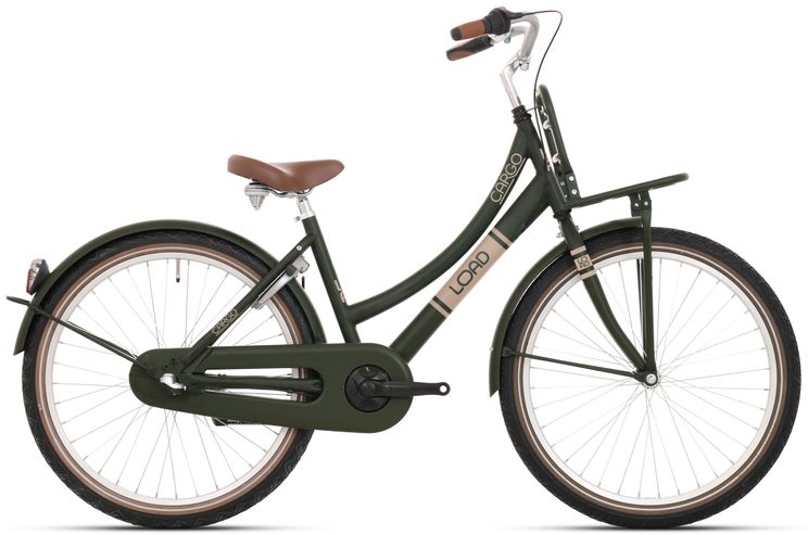Bikefun Kinderfahrrad 26 Leisten mit 3 Zahnrädern entfernen - Elegance Green Matt