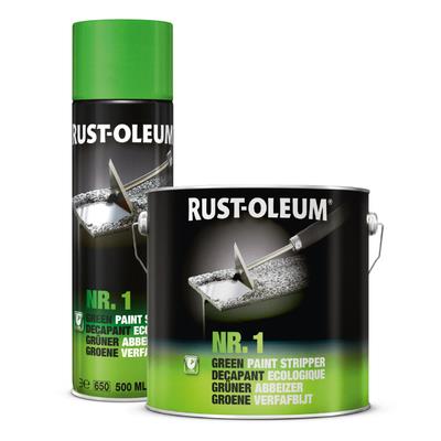 Rust-oleum groene verfafbijt blik 2.5ltr