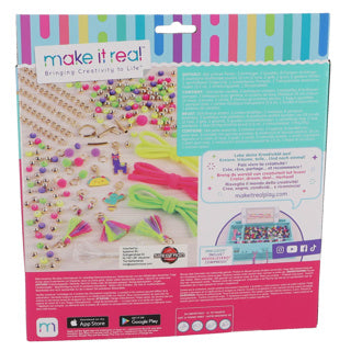 Make it real - neon armbanden met bedeltjes maken - maak 10 armbanden en een ring