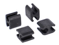 Xlc kabed kabelclip 4mm zw ds a 4 brx120
