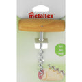 Metaltex kurkentrekker hout rvs 10,5cm