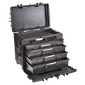 Explorer Cases 5140 Trolley Schwarz mit Schubladen aus Pluck-Schaumstoff