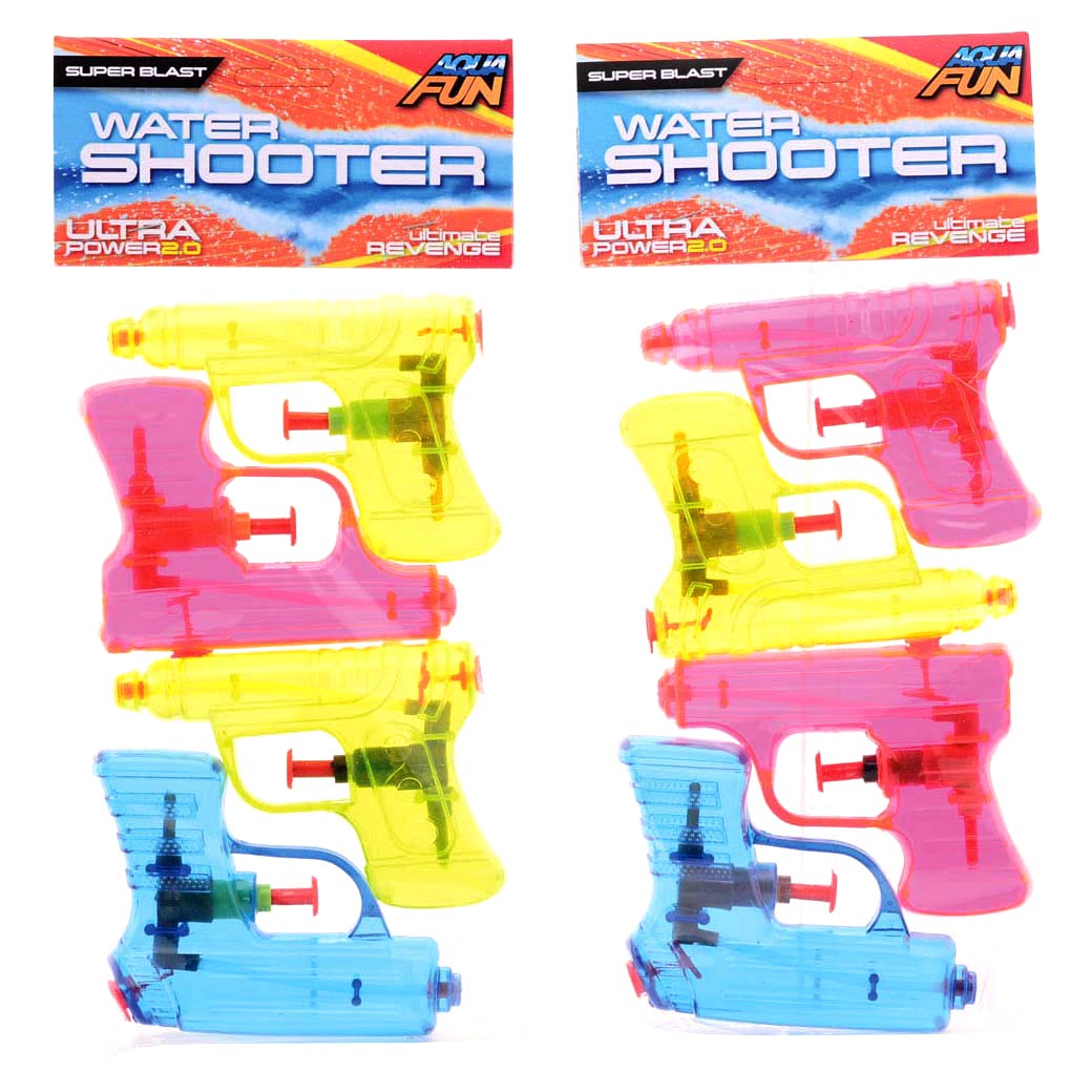 Johntoy john toy waterpistool 4-pack ± 11cm