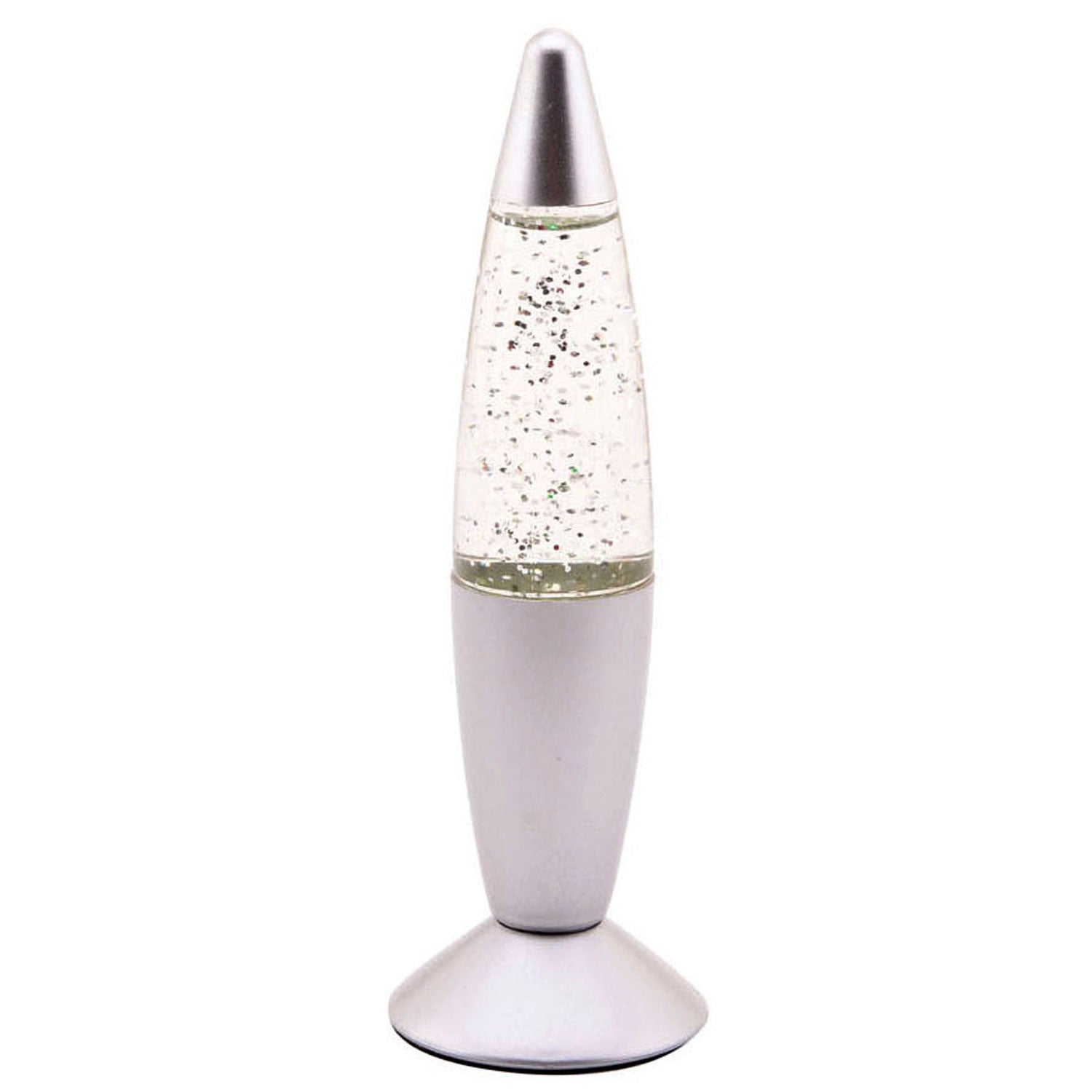 Johntoy Lavalampe Glitzer mit Licht