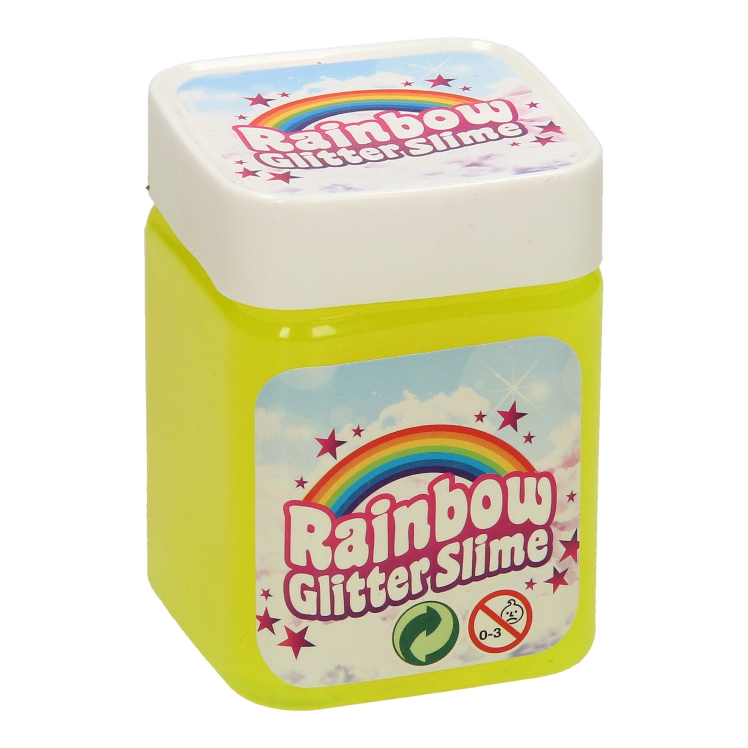Johntoy Regenbogen-Glitzer-Schleim