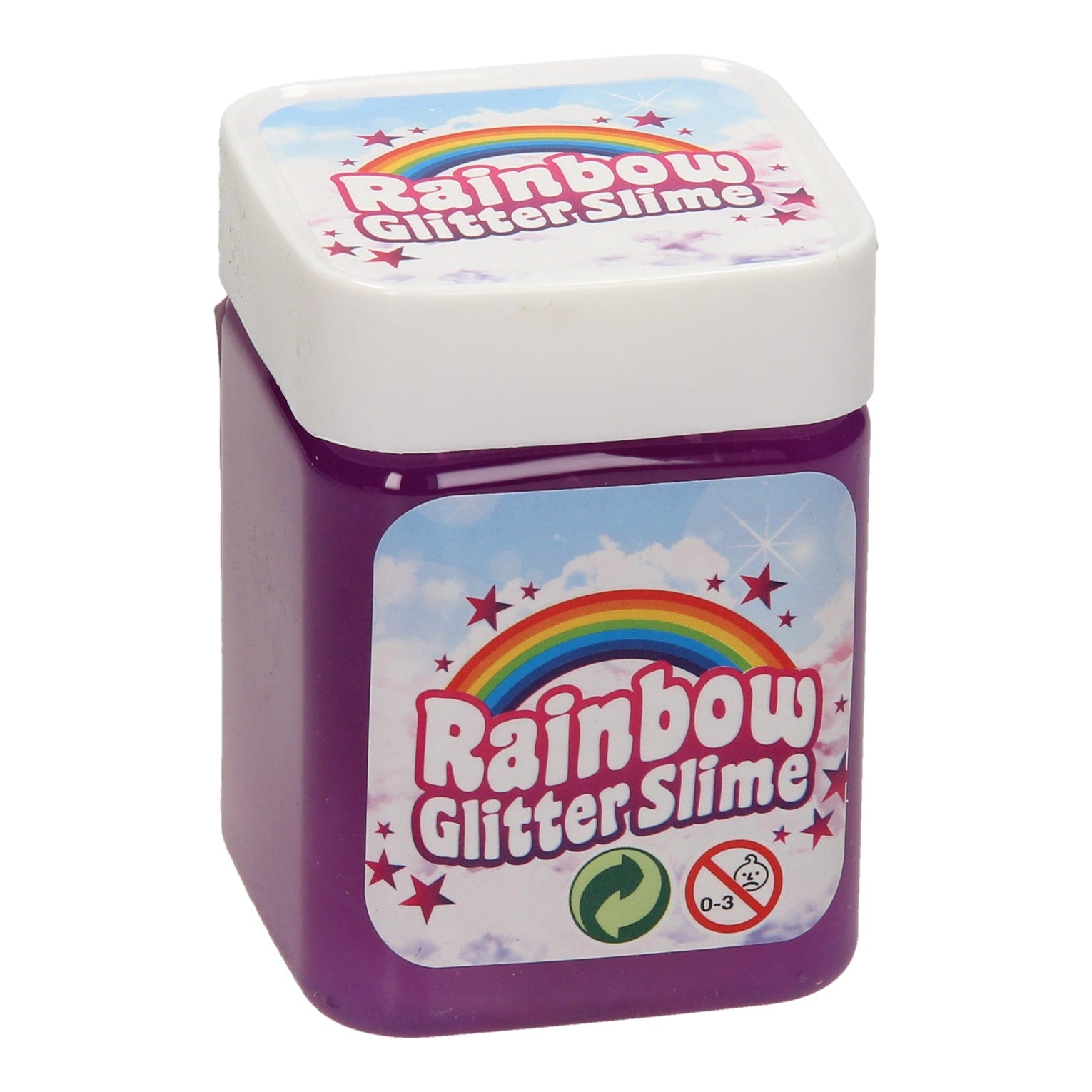 Johntoy Regenbogen-Glitzer-Schleim