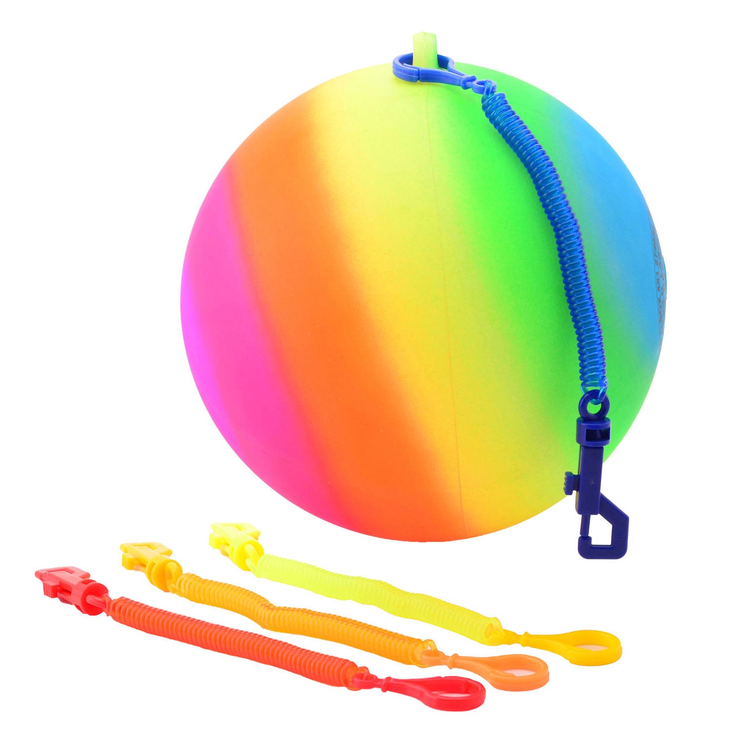 Johntoy regenboogbal bungeebal