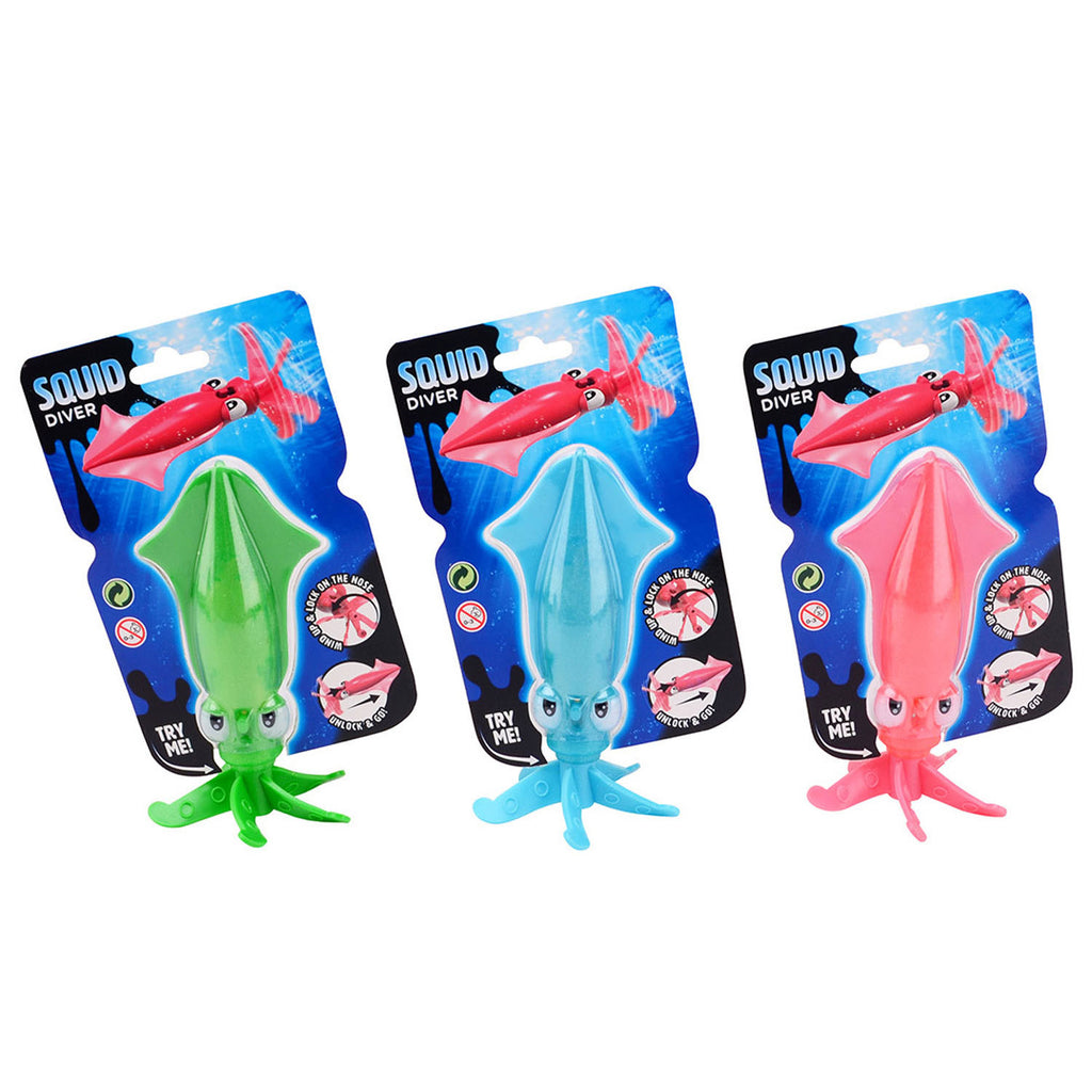 Johntoy aqua fun torpedo inktvis op kaart