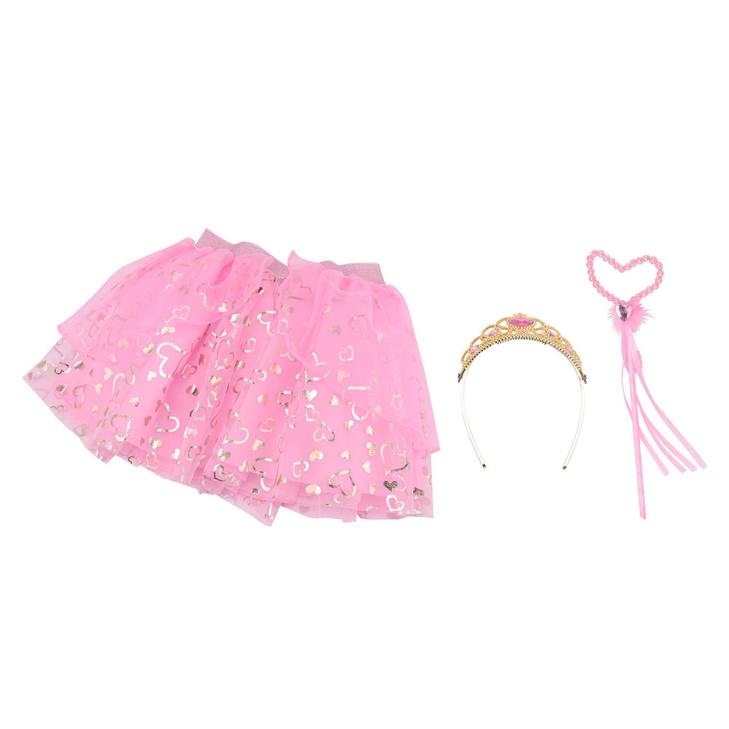Johntoy Prinzessinnenkleid-Set, 3-teilig.