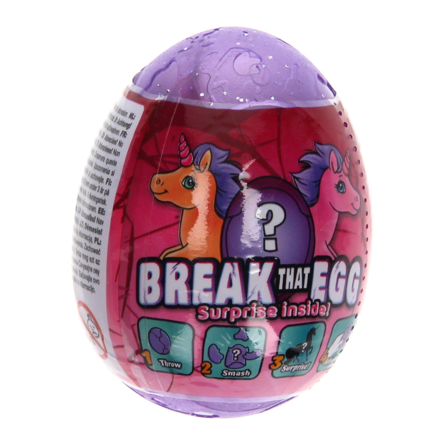 Johntoy break the egg verrassingsei eenhoorn