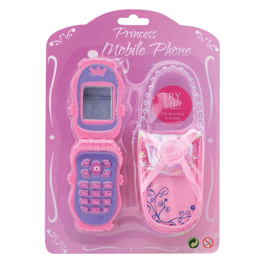 Johntoy Spielzeug-Handytelefon mit Tasche