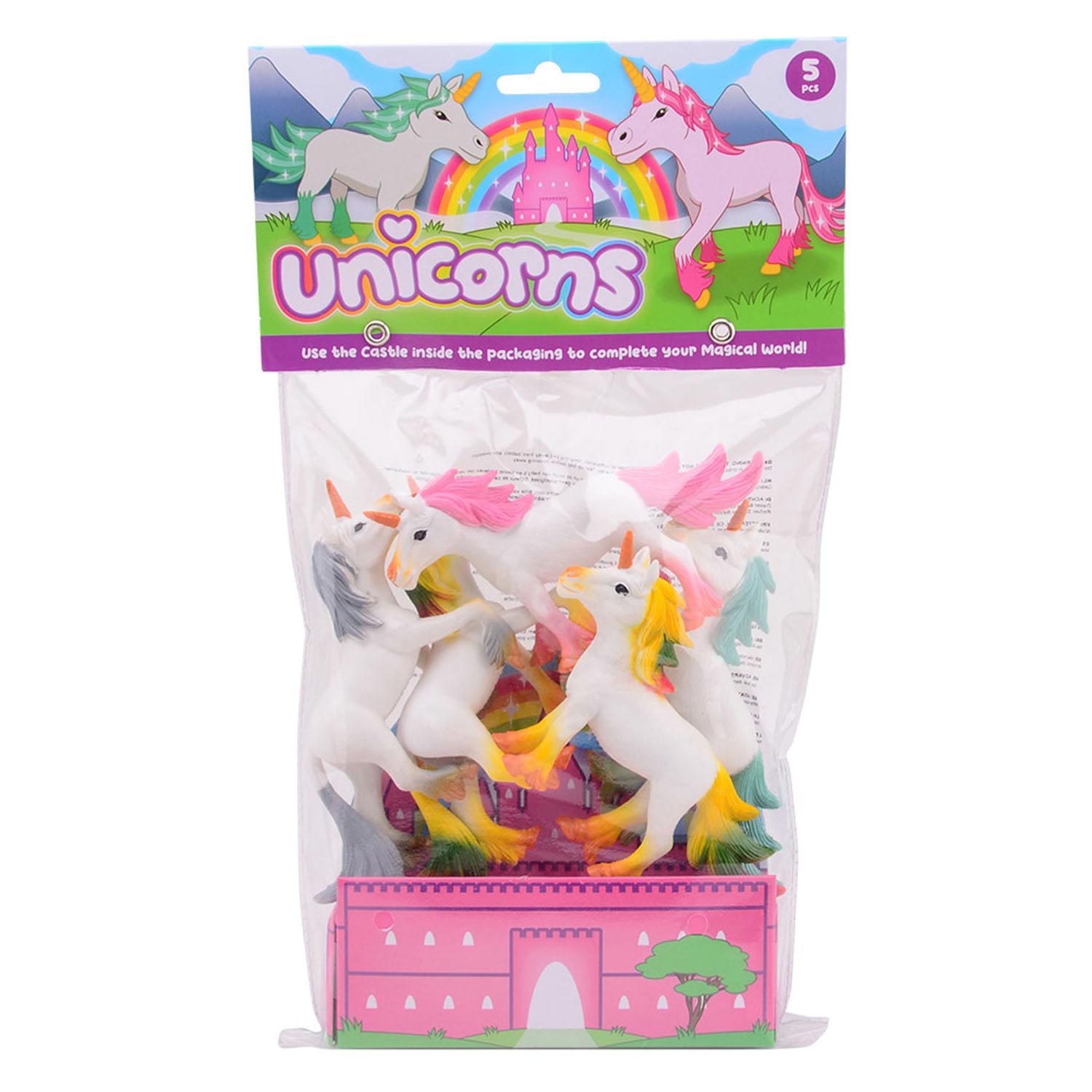 Johntoy Einhorn-Spielfiguren, 5 Stück.