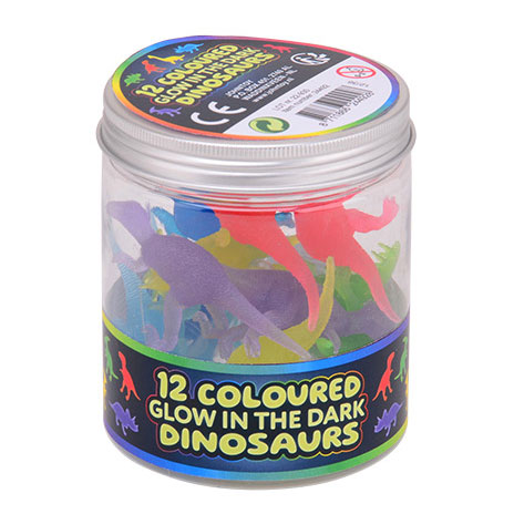 Johntoy Leuchtende Dino-Spielfiguren, 12 Stück.