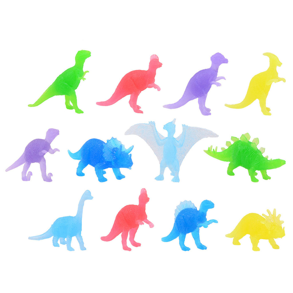 Johntoy Leuchtende Dino-Spielfiguren, 12 Stück.