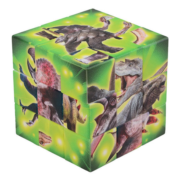 Johntoy Dinosaurier-Gehirnpuzzlewürfel