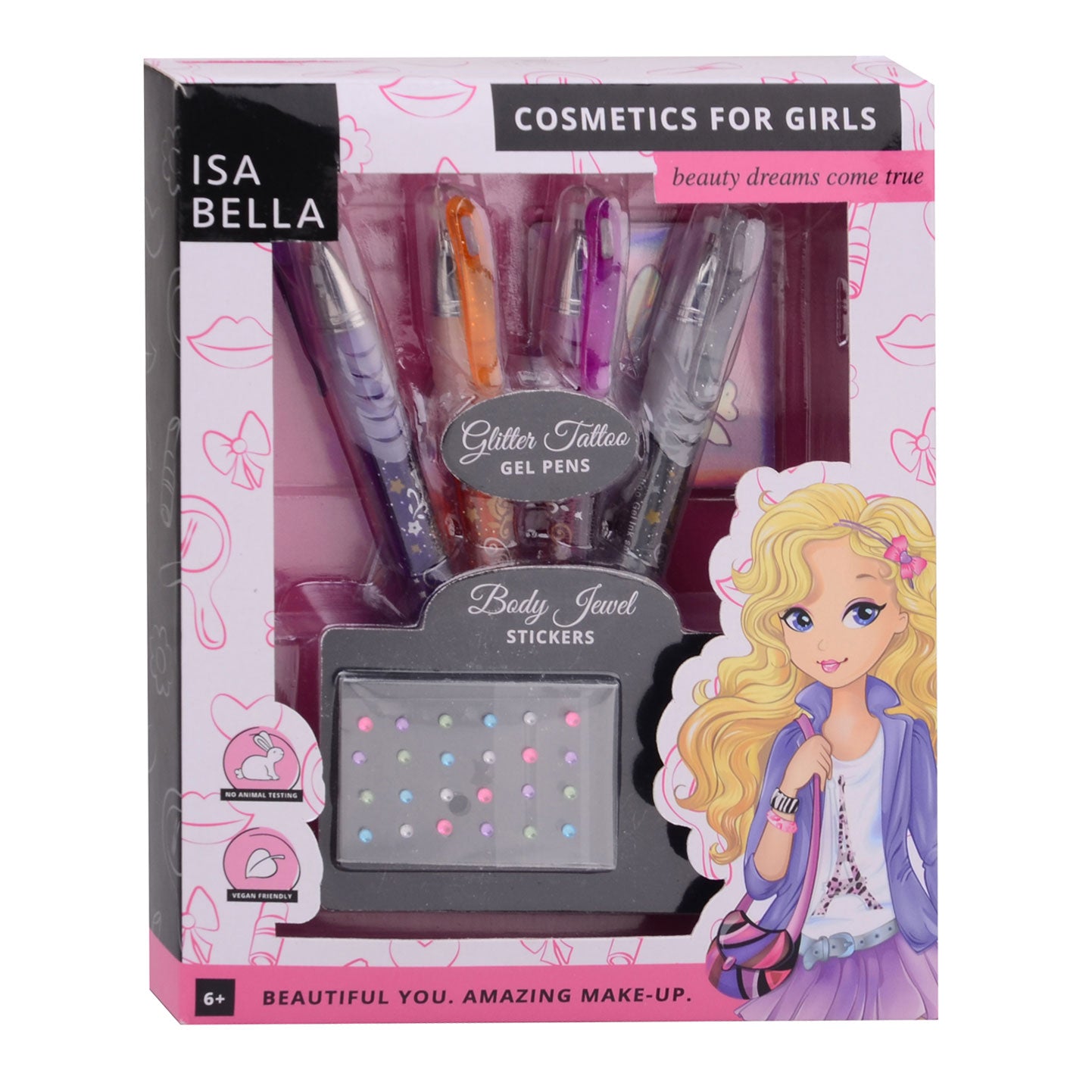 Johntoy Isabella Body Art Glitzer-Tattoo-Set