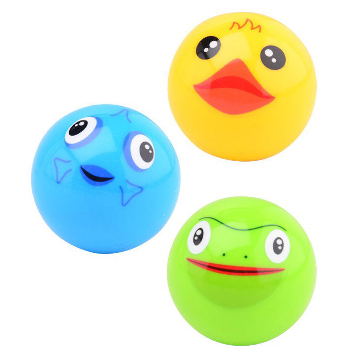Johntoy Happy World Tier-Badespielball, 3 Stück.