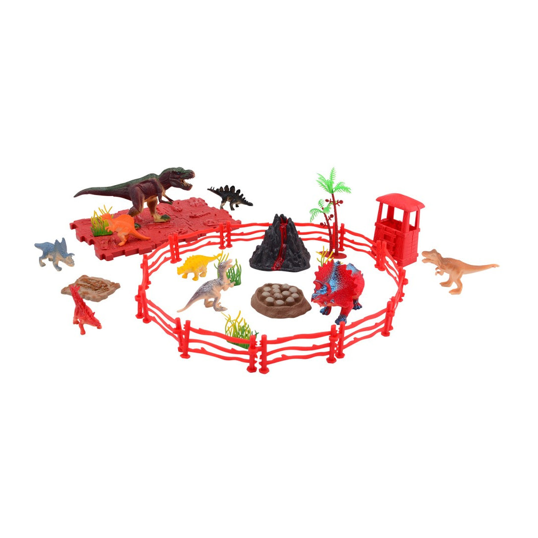 Johntoy Dino Spielset in Aufbewahrungsbox