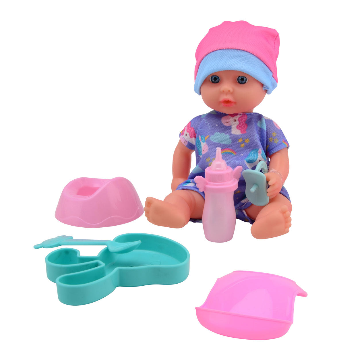 Johntoy john toy baby rose drink + plaspop 20cm
