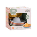 Johntoy Happy World Badeboote aus Biokunststoff, 5 Stück
