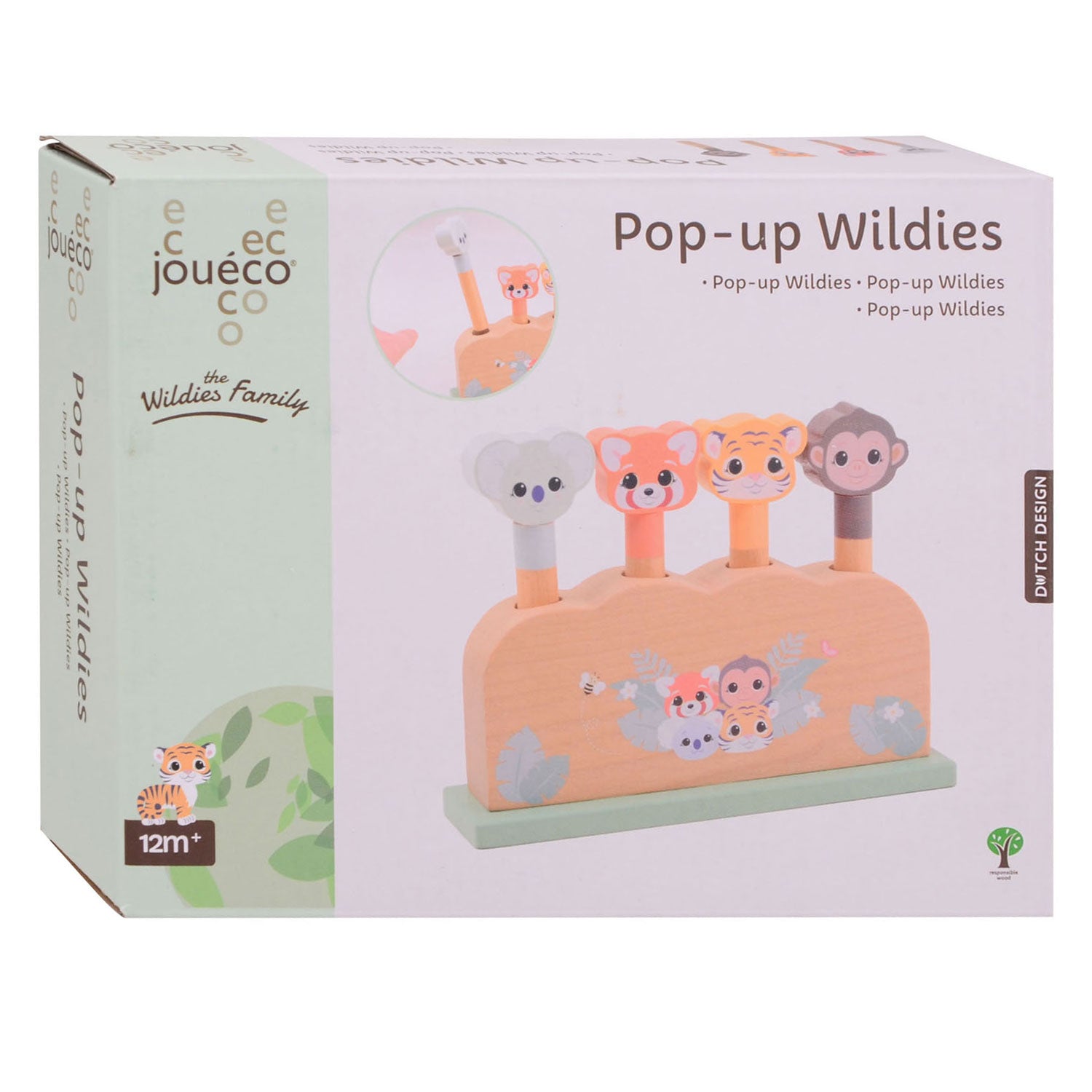 Jouéco joueco the wildies houten pop-up wildies