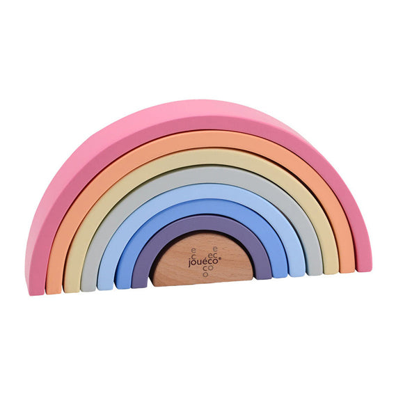 Joueco Regenbogen aus Holz, 8-teilig.