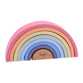 Joueco Regenbogen aus Holz, 8-teilig.