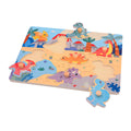 Joueco Holz-Dino-Puzzle, 7-teilig.
