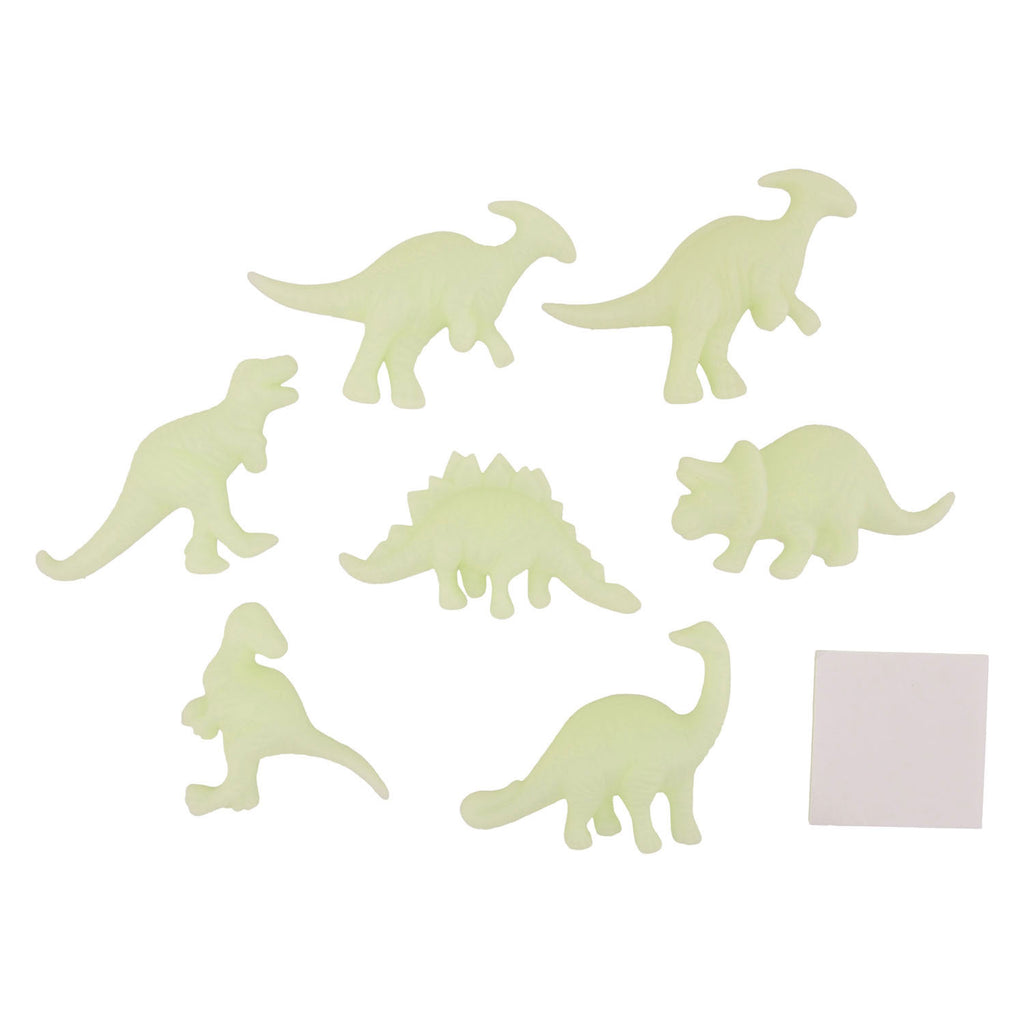 Johntoy john toy glow in the dark 3d muur dino's
