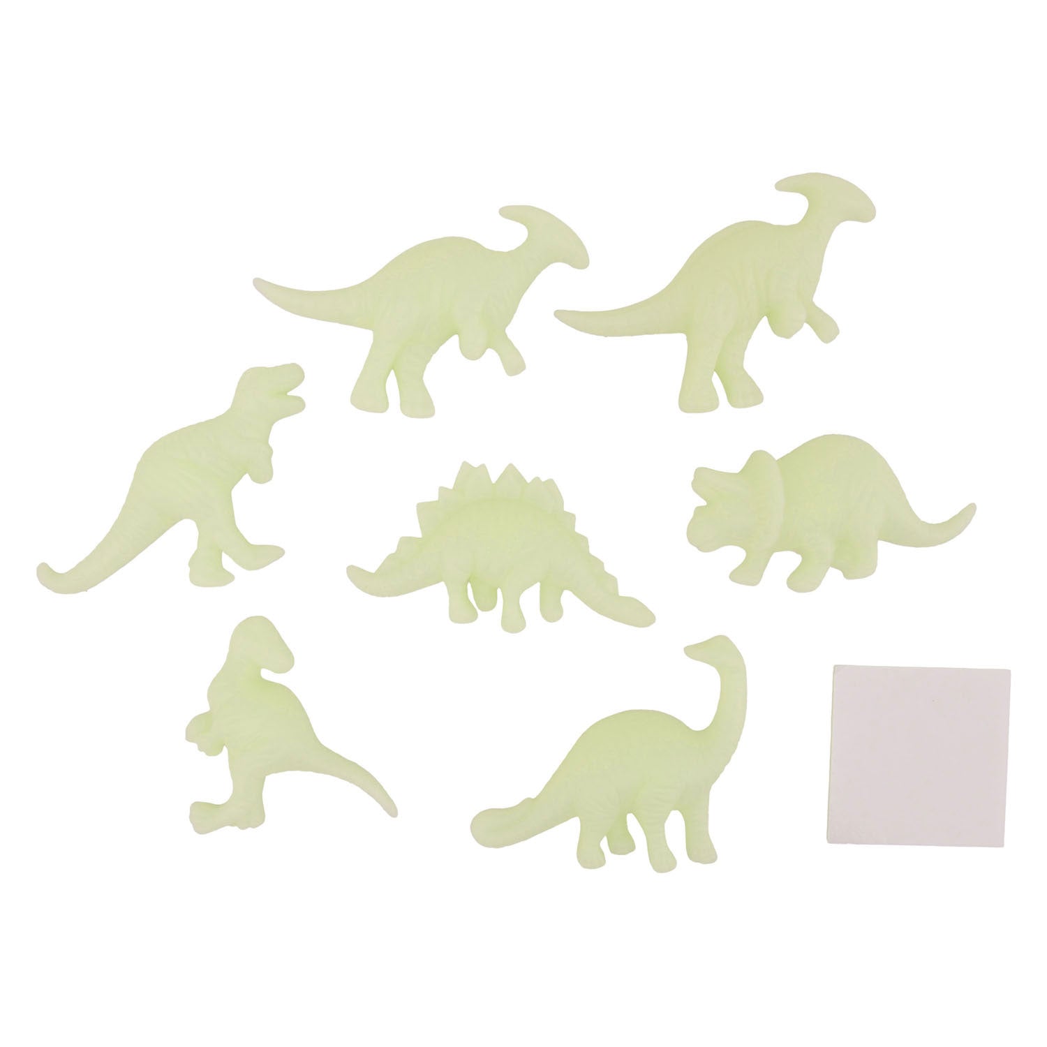 Johntoy john toy glow in the dark 3d muur dino's