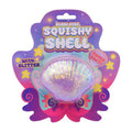 Johntoy slow rise glitter schelp op kaart 4 assortie