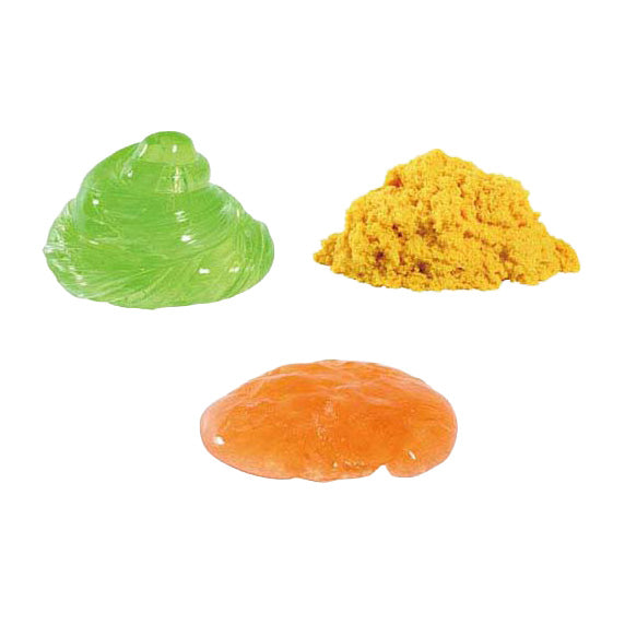 Johntoy dino world - 3 slijm eieren met glow in the dark dino op kaa