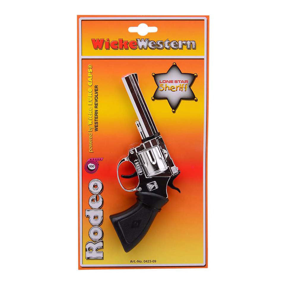 Johntoy wicke pistool rodeo chrome 100 schots
