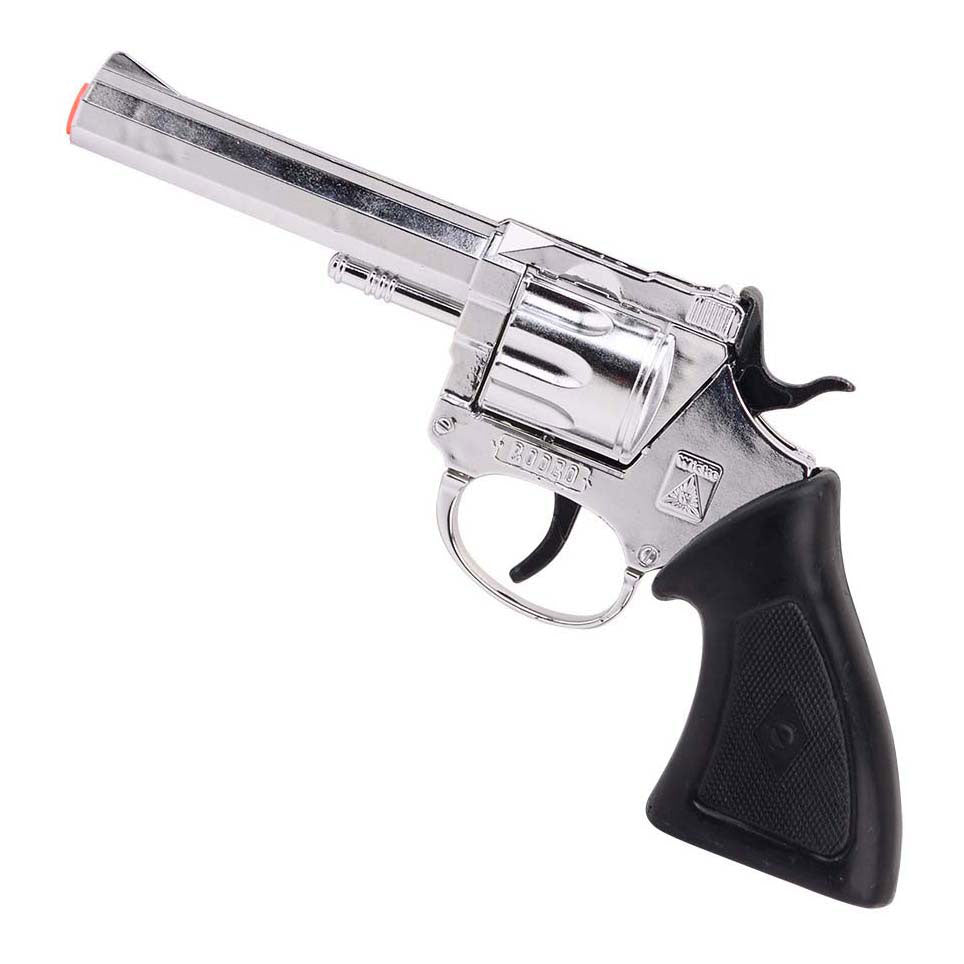 Johntoy wicke pistool rodeo chrome 100 schots