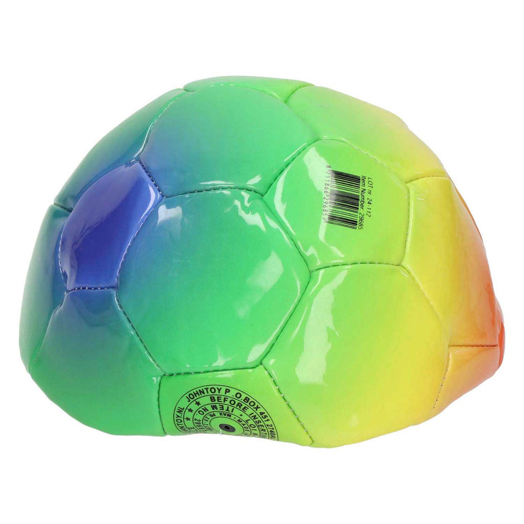 Johntoy Regenbogen-Fußball - 20 cm