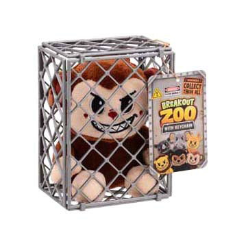 Johntoy break out zoo pluche dier in kooi