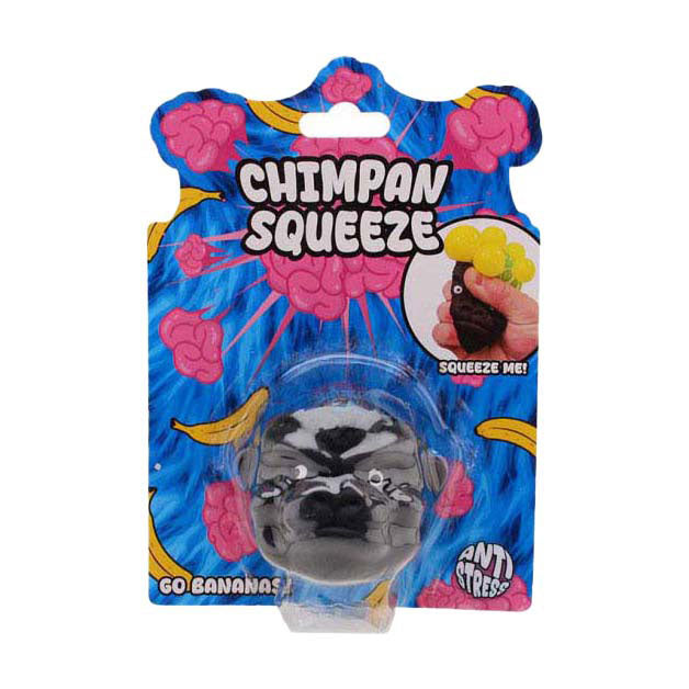 Johntoy chimpansqueez hersenen op kaart 3 assorti