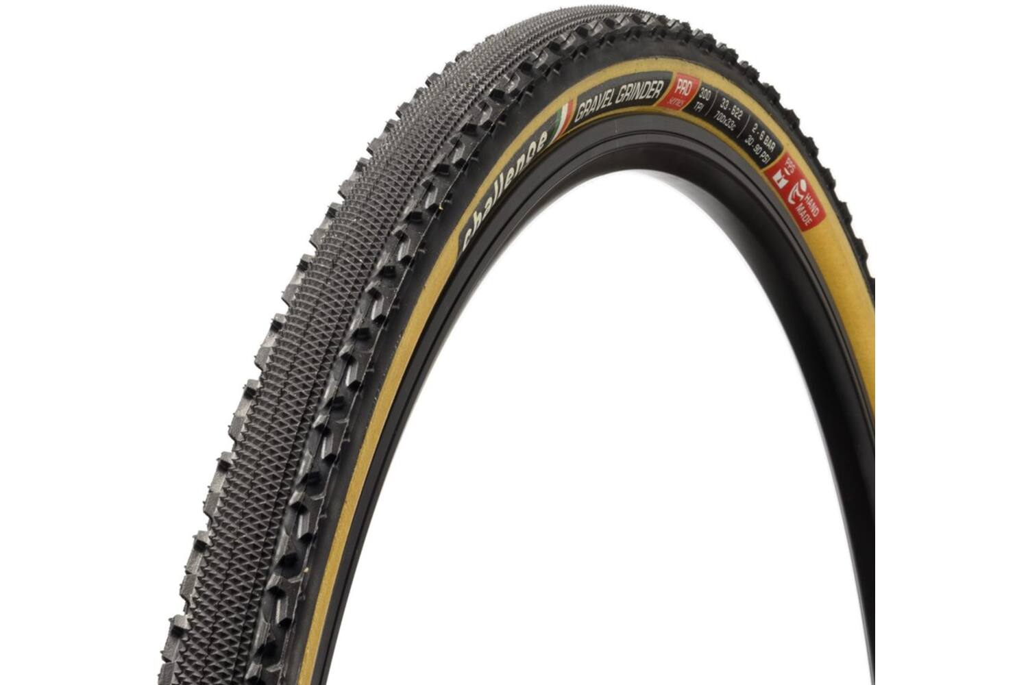 Challenge - Gravel Grinder Pro Handmade TLR 700x36C Schwarzbraun