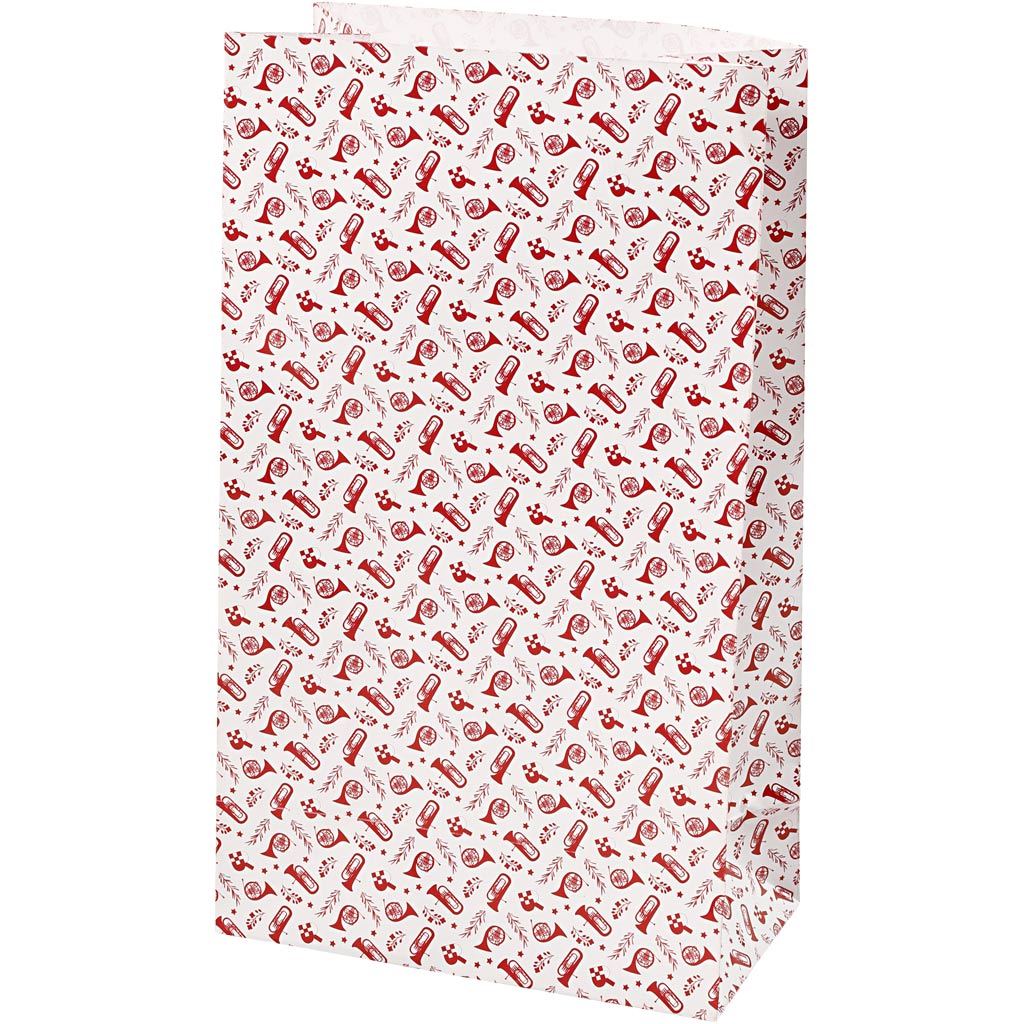 Https: www.cchobby.nl papieren-zakken-trompet-h-21-cm-afm-6x12-cm-80-gr-rood-wit-8-stuk-1-doos