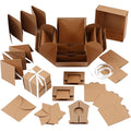 Creotime creativ company explosion box 12x12 cm kraft bruin