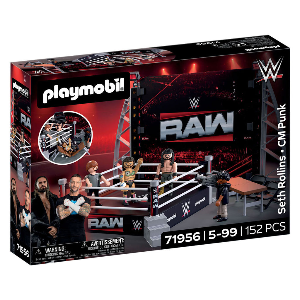Playmobil wwe raw ring verzamelaarsset - 71956