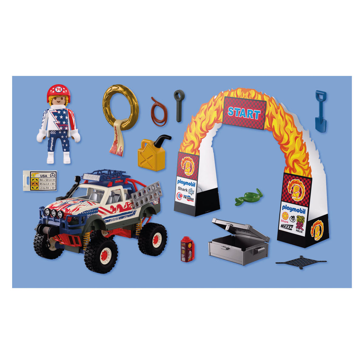 Playmobil cars offroad vrachtwagen - 72061