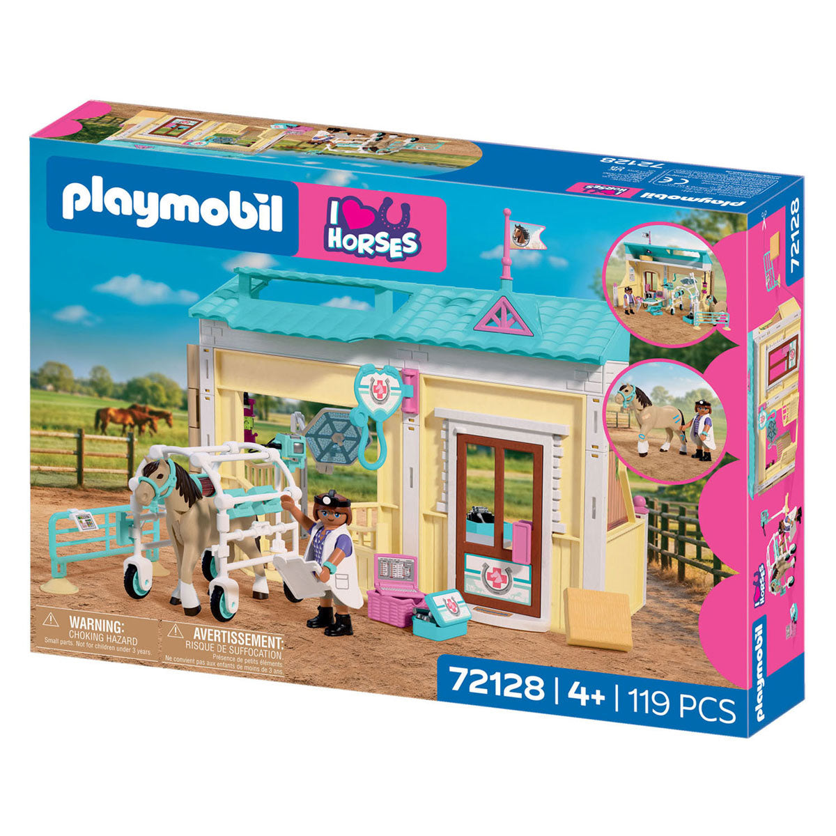 Playmobil horses dierenartsenpraktijk - 72128