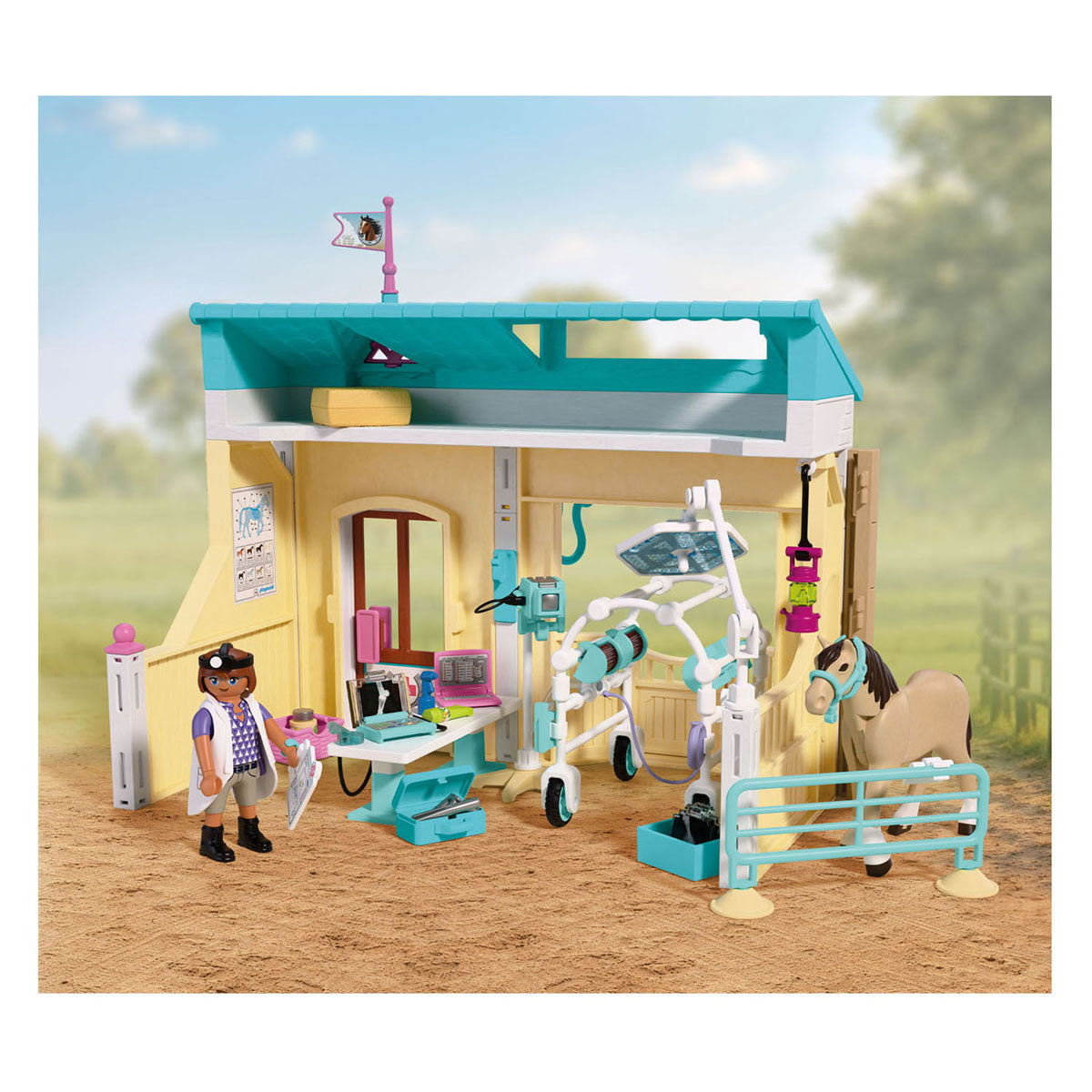 Playmobil horses dierenartsenpraktijk - 72128
