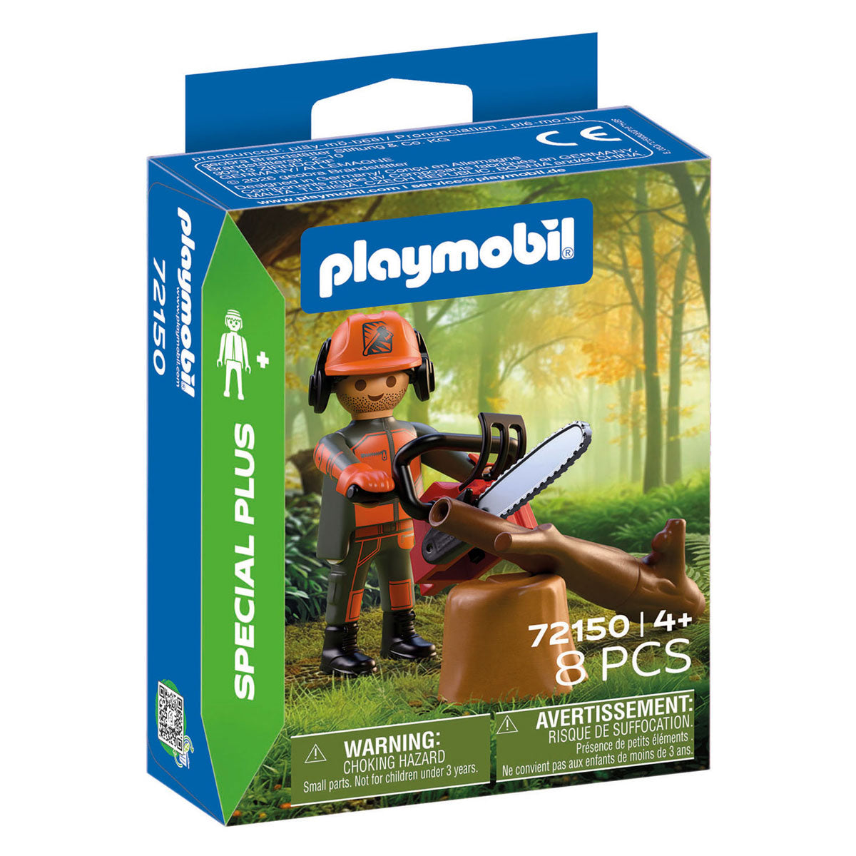 Playmobil specials houthakker met kettingzaag - 72150