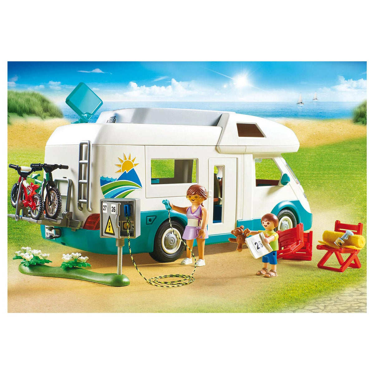 Playmobil Familien-Camper mit Familie 70088