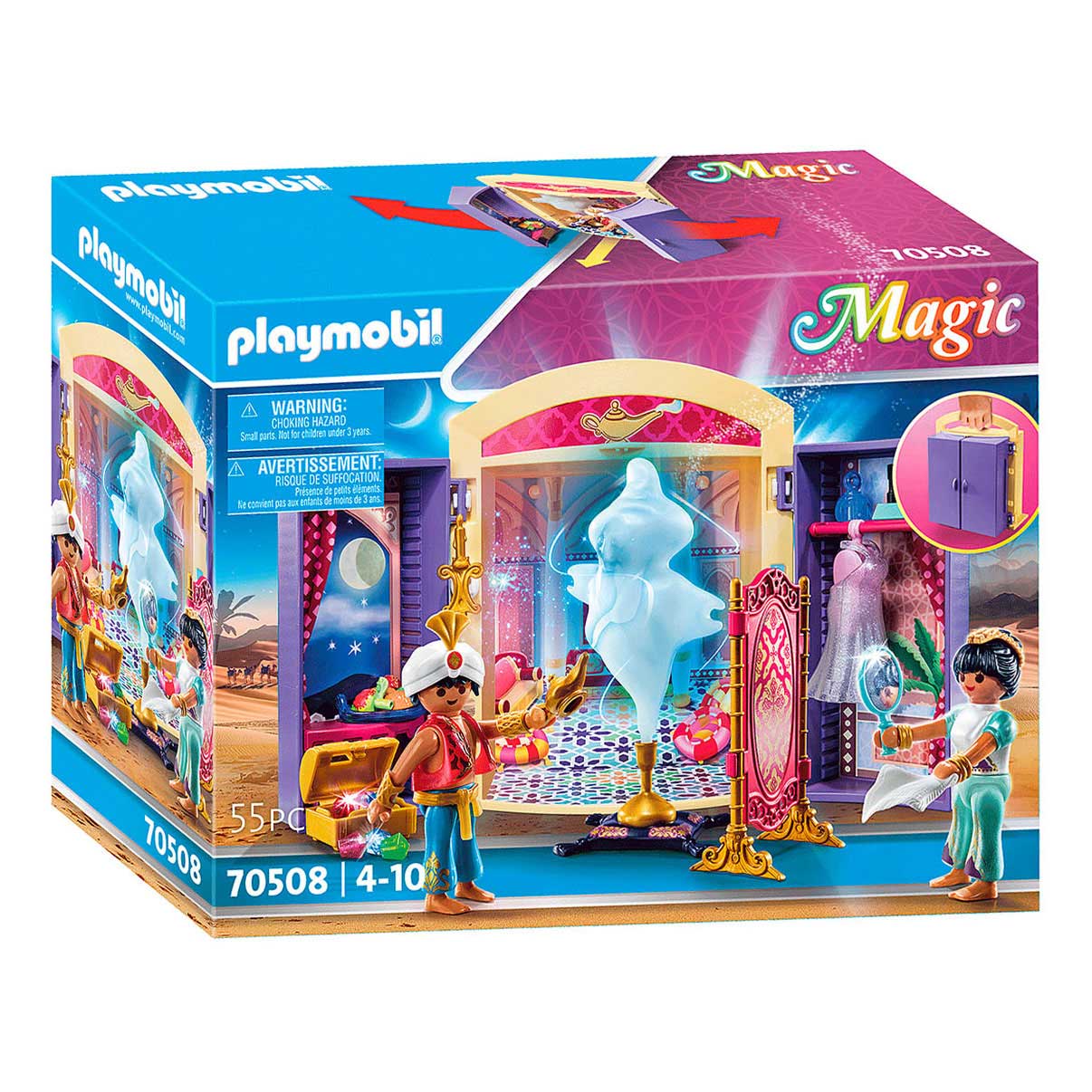 Playmobil magic - oosterse prinses speelbox constructiespeelgoed (70508)