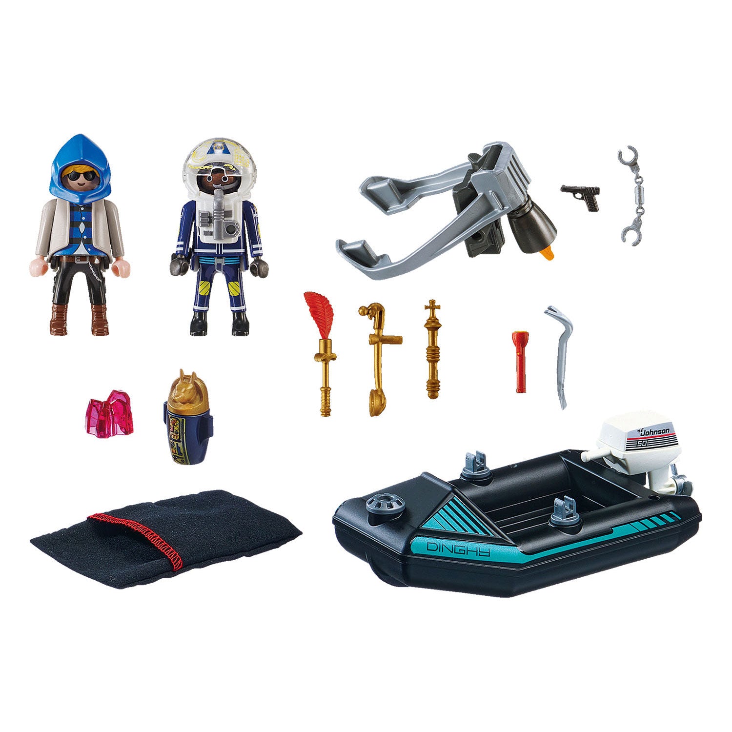 Playmobil City Action Police Jetpack Haftung des Art Thief 70782
