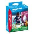 Playmobil specials voetbalster met doelmuur - 70875